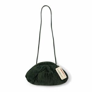 Vintage 1980's suede leather Park Avenue Int. 0796 Green Purse crossbody